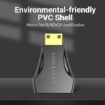 Adaptador Mini HDMI a HDMI Macho/Hembra / Negro   AISB0 Vention - Imagen 6