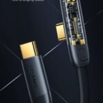 Cable de Datos   USB C a Lightning  Angulo recto  PD 20W  1.2M  Negro  SJ583  USAMS