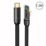 Cable de Datos   USB C a Lightning  Angulo recto  PD 20W  1.2M  Negro  SJ583  USAMS - Imagen 3