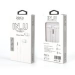 Manos Libres Stereo ROCA In_U   3 5mm  Blanco (Intrauditivo)  Universal - Imagen 3