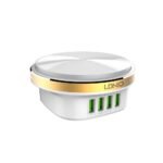 Cargador Pared A4406   4.4A  4 USB  Luz LED  Sin Cable  Blanco  LDNIO - Imagen 2