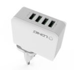 Cargador Pared A4403   4.4A  22W  4 Smart IC  Sin Cable  Blanco  LDNIO - Imagen 3