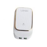 Cargador Pared A2205   Tipo C  2.4A  2 USB  Luz LED  Blanco   LDNIO - Imagen 3