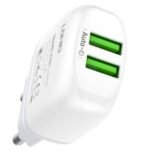 Cargador Pared A2219   Micro USB  2.4A  2USB  Blanco  LDNIO - Imagen 3