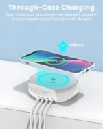 Cargador Inalámbrico de Escritorio AW003   32W  PD30W+ QC18W+2Auto-ID  Carga  Rápida  Blanco  LDNIO - Imagen 3