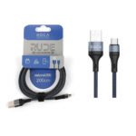 Cable de Datos ROCA   RUDE  USB a micro USB  200cm  3A  Azul  721362 - Imagen 2