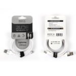 Cable de Datos ROCA   RUDE  USB a Lightning  200cm  3A  Blanco  721379 - Imagen 2
