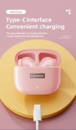 Auricular Bluetooth LP40 Pro   Rosado (6928760100348)  Lenovo - Imagen 2