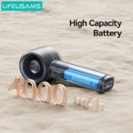 Ventilador Portátil   2000mAh  Negro  LU03  USAMS - Imagen 2