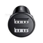 Cargador Auto Mini C20   2 USB/2 4A  Negro  CC114  USAMS - Imagen 3