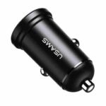 Cargador Auto Mini C20   2 USB/2 4A  Negro  CC114  USAMS - Imagen 4
