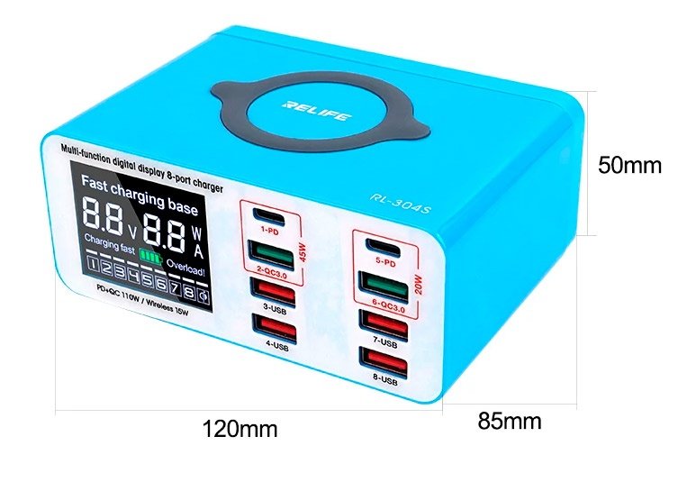 dlimgs.php_-9901.jpg RL-304S - Fuente 8 puertos USB c/ LCD - Imagen 1