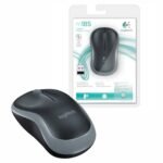 Mouse Logitech M185 inalámbrico negro