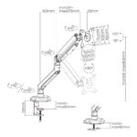 Soporte para monitor gaming hasta 32""