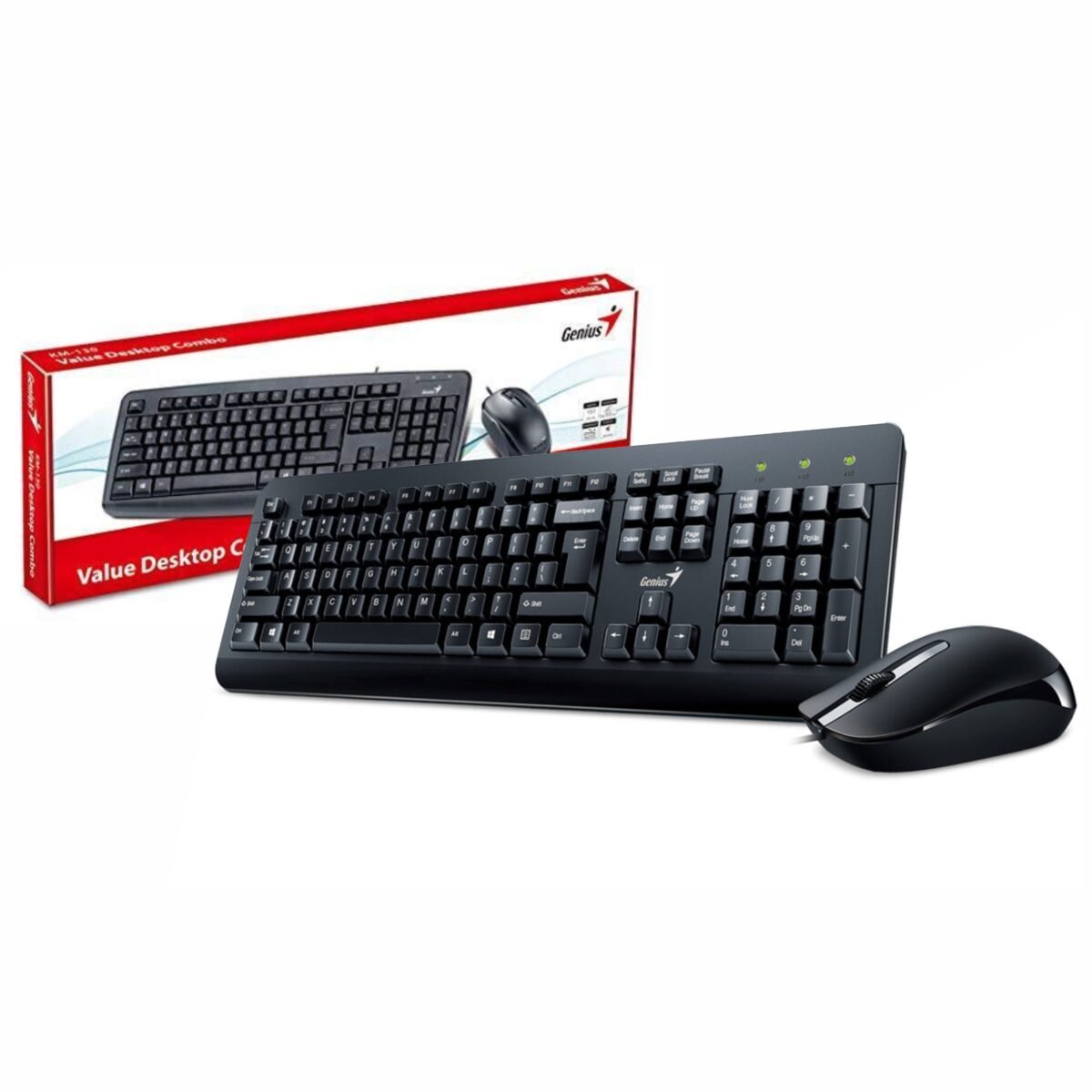 Combo Genius KM-160 teclado y mouse usb - Imagen 2