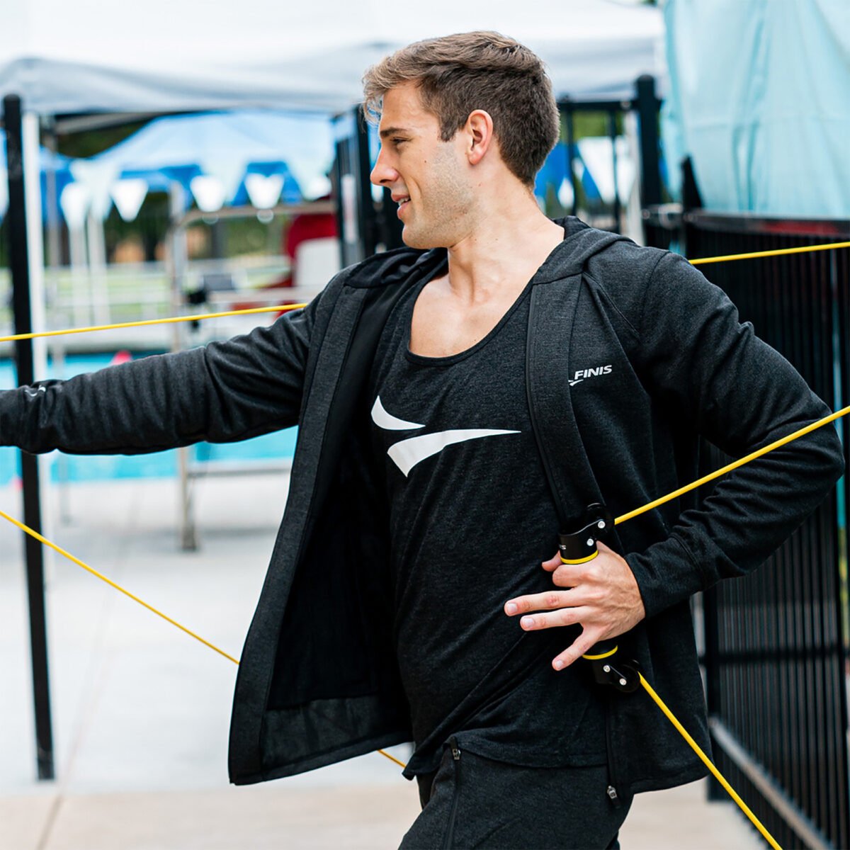 Campera Deportiva Hombre Finis Tech Jacket L - Imagen 3
