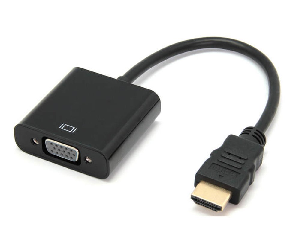 115bd4263e401ee7eb4b60ff38a40f09.jpg Adaptador HDMI (m) a VGA (h) con cable de audio - Imagen 1