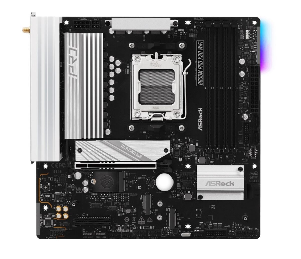 Mother Asrock B650M Pro X3D AM5 Wi-Fi 6E - Imagen 2