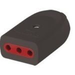 Ficha 3L hembra con tierra negra Conatel