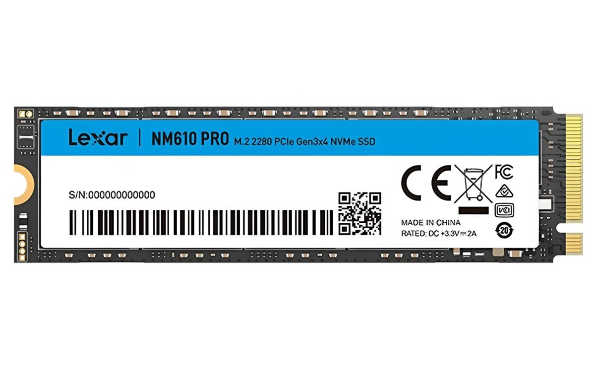 Disco SSD Lexar 500GB M.2 2280 NVMe PCIe Gen3x4 - Imagen 2