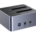 Dock Station Unitek doble bahía para Discos 2.5" y 3.5" SATA III