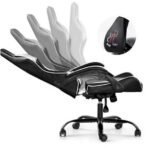 Silla Gamer Lumax ROM negro/blanco - Imagen 3
