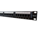 Patchera 24 puertos cat 6e para rack - Imagen 2