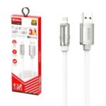 Cable Inkax Lightning 3a 1m silver