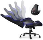 Silla Gamer Lumax ROM negro/azul - Imagen 3