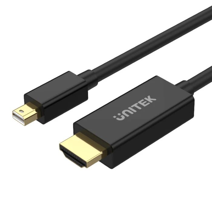 493966548b60a47f31bd27ba28a991aa.jpg Cable Unitek Mini DisplayPort a HDMI 1.8m - Imagen 1