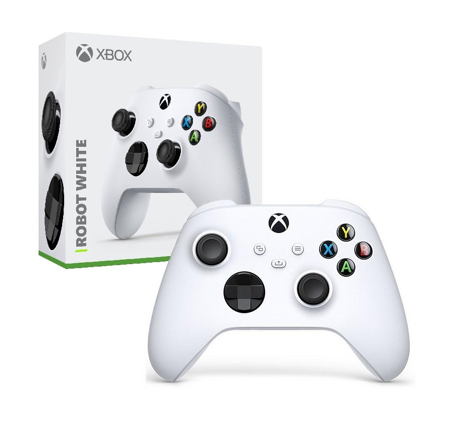 4ebf5b6c3f1a34759c4d08bbdaab2dc5.jpg Joystick XBOX inalámbrico blanco - Imagen 1