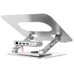 Soporte Unitek para Notebook 360° con HUB USB desmontable - Imagen 2