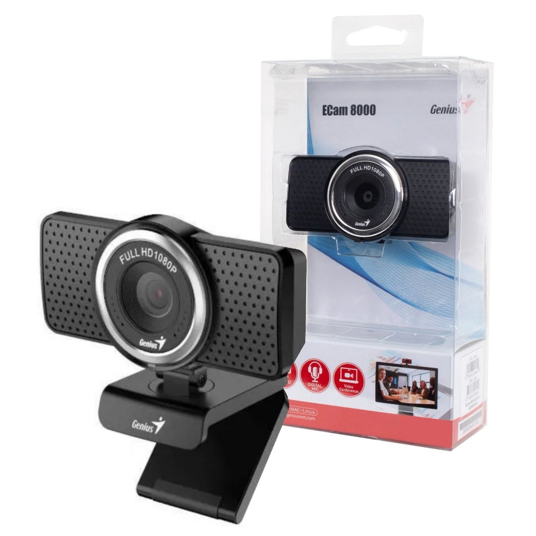 5464d5e0934885f0cdcd42a28af87afd.jpg Webcam Genius Full HD 1080p c/microfono - Imagen 1