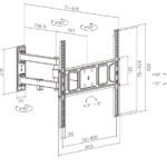 Soporte para TV lcd/led movil hasta 55"" / 35kg