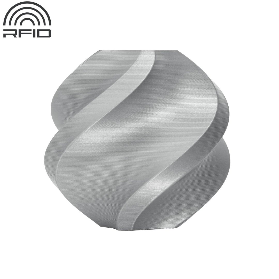 62b461120df9df9be8233a88655f084e.jpg Filamento Bambu Lab PLA Basic plateado - Imagen 1