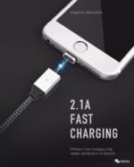 Cable Inkax 1 metro USB-A a Lightning magnético - Imagen 2