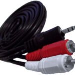 Cable Audio stereo RCA a 3.5mm