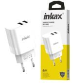 Cargador Inkax 2xUSB-A 2.1A blanco - Imagen 2