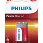 Bateria alcalina Philips 9V