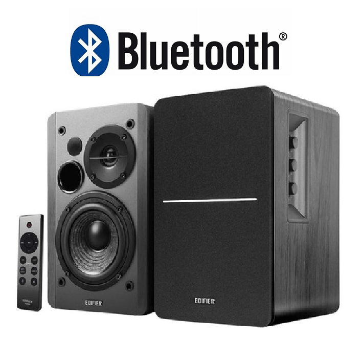 7972bd99a49e41a172e29a9b86fcacf7.jpg Parlantes Edifier 2.0 R1280DBs bluetooth negro - Imagen 1