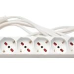 Alargue 3 metros 6XSchuko a ficha 3L Conatel