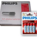 Pack de 12 blister de Pilas alcalinas Philips AA X 4 unidades