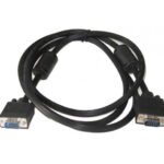 Cable vga monitor 1.5 metros negro con filtros