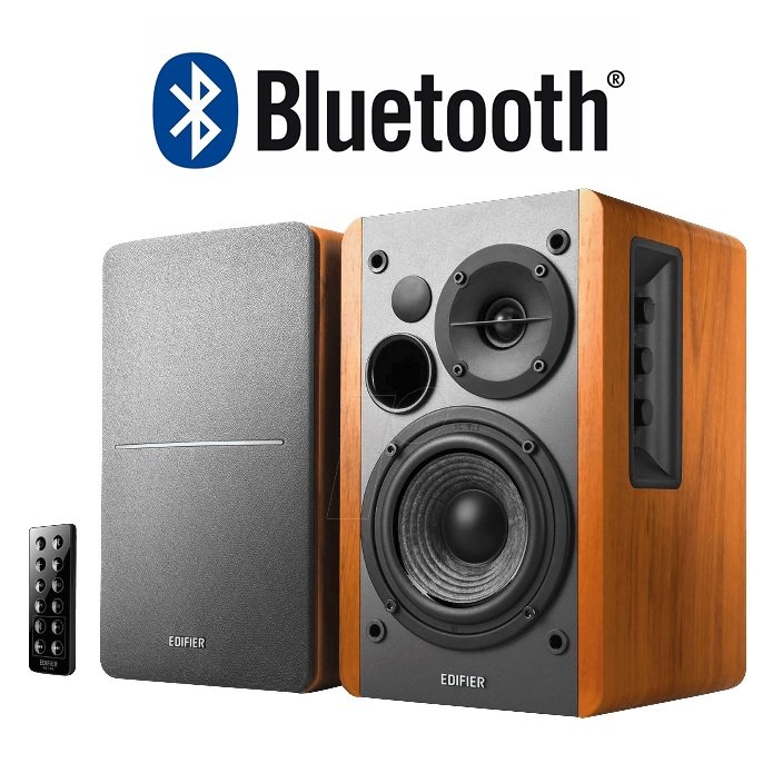 883af8250edee2be5acb2750365bb2a1.jpg Parlantes Edifier 2.0 R1280DBs bluetooth marron - Imagen 1
