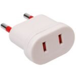 Adaptador S/T americana a ficha S/T blanco Conatel