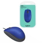 Mouse Logitech M110 silent óptico usb azul