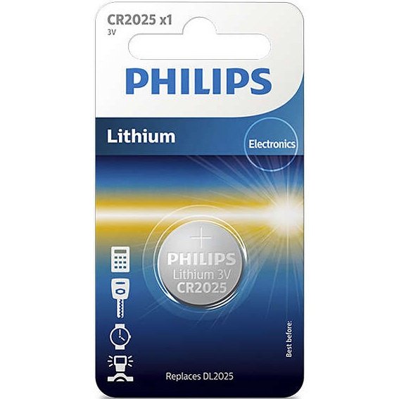 8fee488fe3b40a7e66f181ad7229e73b.jpg Pila de Litio Philips CR2025 3V - Imagen 1
