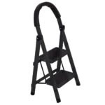 Escalera 2 escalones negra