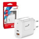 Cargador Genius PD-65AC 65W blanco