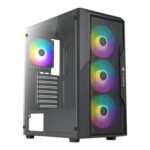 Gabinete Gamer Azza Fighter Csaz-290 Ventana Vidrio Templado - Imagen 4
